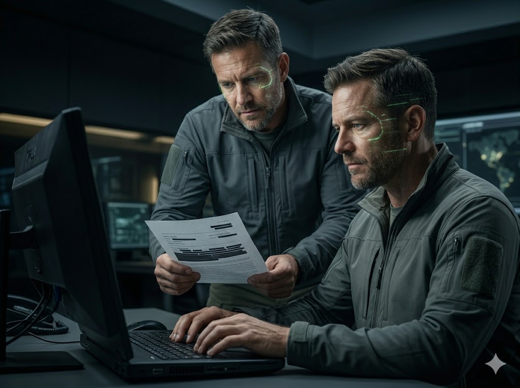Veterans reviewing a claim with an accredited advocate